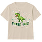 Personalised Kids Birthday T Shirt T Rex Dinosaur Birthday Party Outfit Custom Age Kids Tee