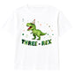 Personalised Kids Birthday T Shirt T Rex Dinosaur Birthday Party Outfit Custom Age Kids Tee