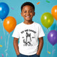 Personalised Kids Birthday T Shirt Stay Wild Raccoon Birthday Outfit Age Year Customisable Kids Tee