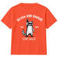Personalised Kids Birthday T Shirt Stay Wild Raccoon Birthday Outfit Age Year Customisable Kids Tee