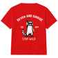 Personalised Kids Birthday T Shirt Stay Wild Raccoon Birthday Outfit Age Year Customisable Kids Tee