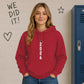 Personalised Vertical Graduation School Leavers Unisex Hoodie