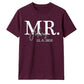 Personalised Wedding Gift Groom Unisex T-Shirt