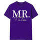 Personalised Wedding Gift Groom Unisex T-Shirt