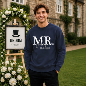 Personalised Wedding Groom Unisex Sweatshirt