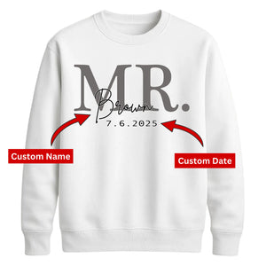 Personalised Wedding Groom Unisex Sweatshirt