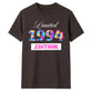 Personalised Year Limited Edition Birthday Unisex T-Shirt