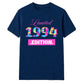 Personalised Year Limited Edition Birthday Unisex T-Shirt