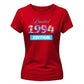 Personalised Year Limited Edition Birthday Ladies Fit t-shirt