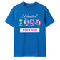 Personalised Year Limited Edition Birthday Unisex T-Shirt