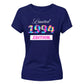 Personalised Year Limited Edition Birthday Ladies Fit t-shirt