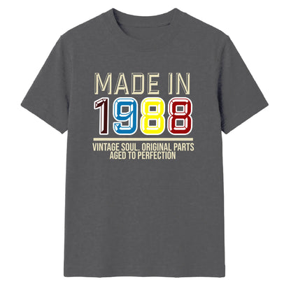 Personalised Year Vintage Birthday Unisex T-Shirt