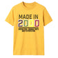 Personalised Year Vintage Birthday Unisex T-Shirt