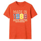 Personalised Year Vintage Birthday Unisex T-Shirt