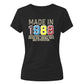 Personalised Year Vintage Birthday Ladies Fit t-shirt