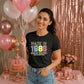 Personalised Year Vintage Birthday Ladies Fit t-shirt