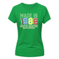 Personalised Year Vintage Birthday Ladies Fit t-shirt