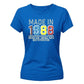 Personalised Year Vintage Birthday Ladies Fit t-shirt