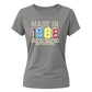Personalised Year Vintage Birthday Ladies Fit t-shirt
