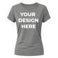 Personalised Your Design Here Printed Ladies T-Shirt
