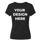 Personalised Your Design Here Printed Ladies T-Shirt