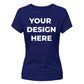 Personalised Your Design Here Printed Ladies T-Shirt