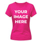 Personalised Your Image Here Printed Ladies T-Shirt