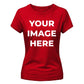 Personalised Your Image Here Printed Ladies T-Shirt