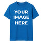 Custom Photo T Shirt - Personalised Unisex Ringspun Cotton Tee - Modern Classic Fit