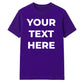Personalised Your Text Here Printed Unisex T-Shirt
