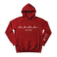 Mama Est year Kids Name Personalised Printed Mother Day Hoodie