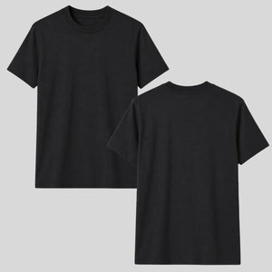 Plain Black T shirt | Mens Cotton Tshirt