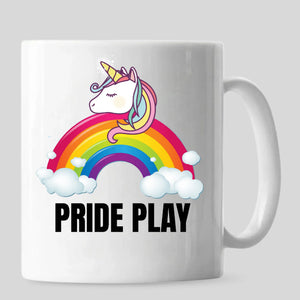 Play Unicorn Pride Mug, Best Gay Dad Ever Mug, Human Pride Mug, Gift for Pride Month, LGBTQ Mug