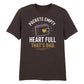 Pockets Empty Heart Full Father's Day Printed Unisex T-Shirt