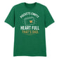 Pockets Empty Heart Full Father's Day Printed Unisex T-Shirt