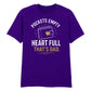 Pockets Empty Heart Full Father's Day Printed Unisex T-Shirt