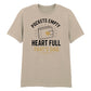 Pockets Empty Heart Full Father's Day Printed Unisex T-Shirt