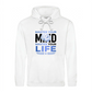 Powerful Master Your Mind Slogan Graphic Unisex Hoodie