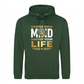 Powerful Master Your Mind Slogan Graphic Unisex Hoodie