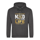 Powerful Master Your Mind Slogan Graphic Unisex Hoodie