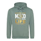 Powerful Master Your Mind Slogan Graphic Unisex Hoodie