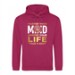 Powerful Master Your Mind Slogan Graphic Unisex Hoodie