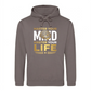 Powerful Master Your Mind Slogan Graphic Unisex Hoodie
