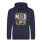 Powerful Master Your Mind Slogan Graphic Unisex Hoodie