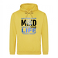 Powerful Master Your Mind Slogan Graphic Unisex Hoodie