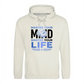 Powerful Master Your Mind Slogan Graphic Unisex Hoodie