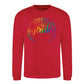 Pride Floral Script Wreath Pride Month Unisex Sweatshirt