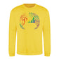 Pride Floral Script Wreath Pride Month Unisex Sweatshirt