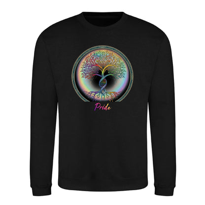 Pride Month Celestial Tree of Life DNA Unisex Sweatshirt