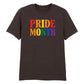 Pride Month Statement Rainbow Typography Unisex T-Shirt Pride Day LGBTQ